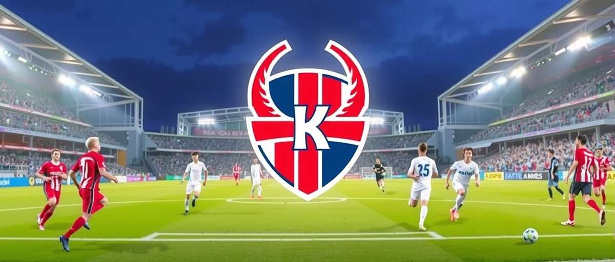 Kochi Kickers game cover featuring team logo and players in action at Kochi stadium